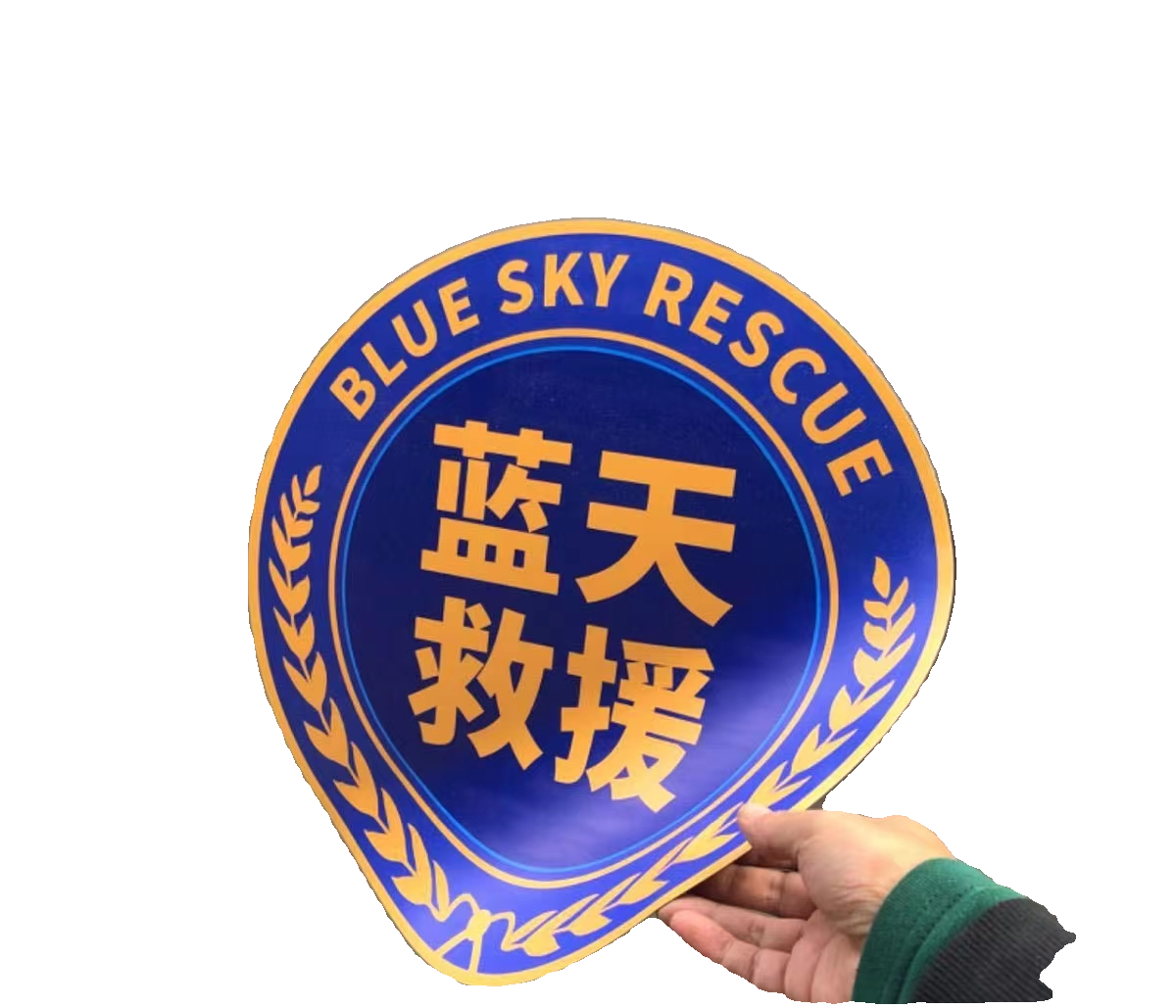 蓝天救援队车贴应急道路救援车贴汽车磁性车贴红十字贴纸支持枝头