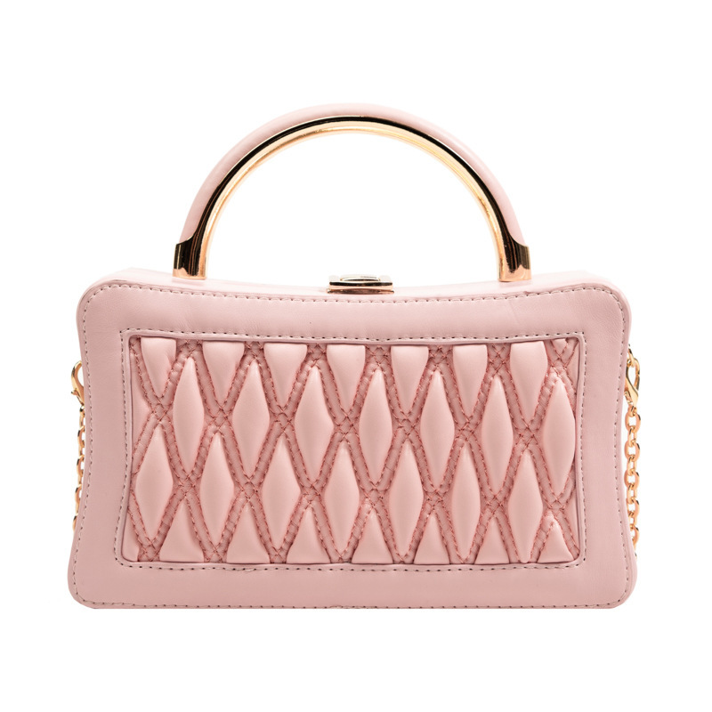 High Sense MiuMiu Bag Bag Summer 2023 New Trendy Fashionable Stylish Special-Interest Design Box Square Bag Messenger Bag