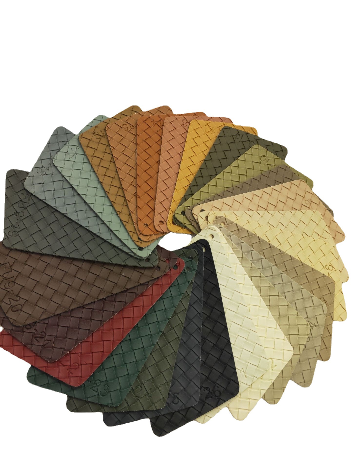 编织纹布底人造革