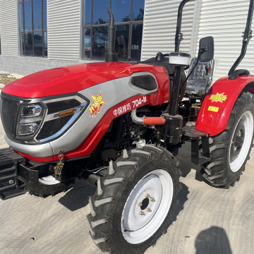 农用旋耕机潍坊704轮式拖拉机 四驱四缸强压一组多路阀四轮拖拉机