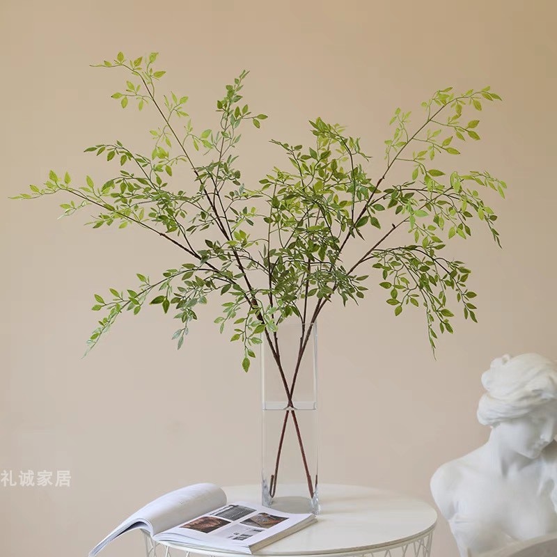 仿真绿植盆栽软胶天葵竹 新中式家居酒店样板间装饰客厅玄关造景