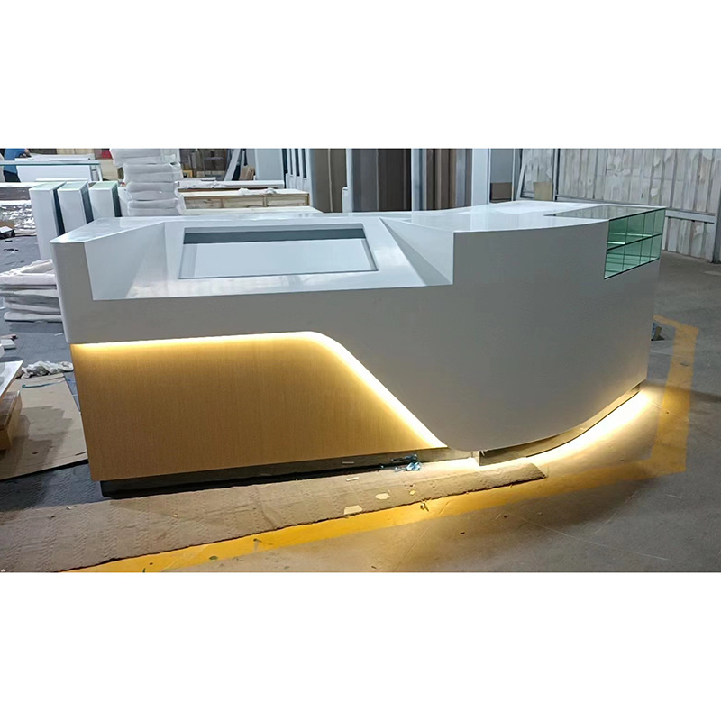 银行智能咨询台引导台银行服务台自助接待叫号填单台服务柜台家具-阿