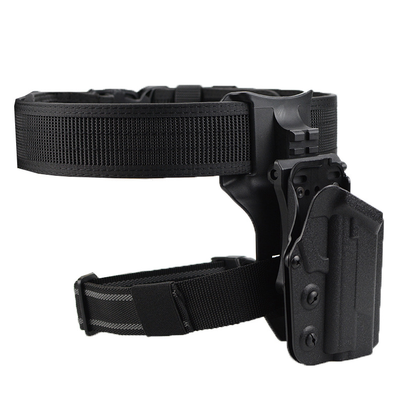 无锁战术92g手枪套92改快拔套13档高低调节快反枪套速拔比武竞技