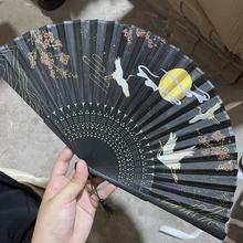 扇子折扇中国风女式学生古风流苏夏季随身携带古装古代汉服小竹扇