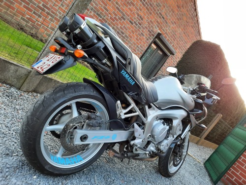 适用于 yzf-fz6n 6s fz600摩托车不锈钢中段尾段排气管 改装配件