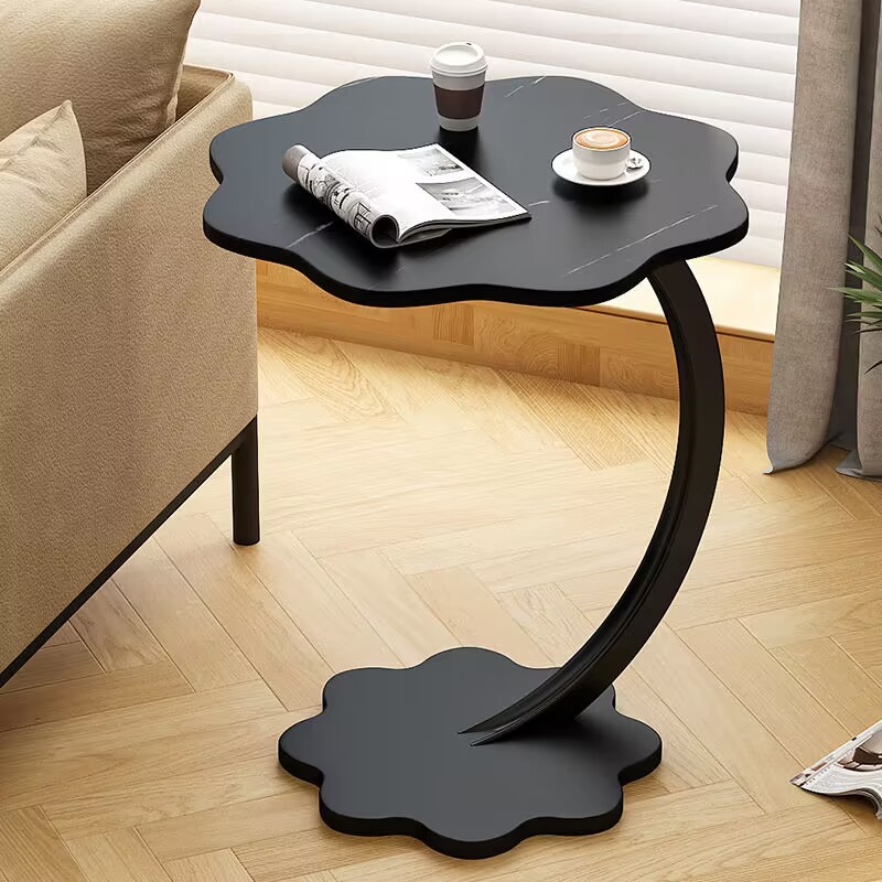 Sofa Side Table Portable Coffee Table Side Cabinet Household Living Room Side Table Mini Corner Table Square Table Small Coffee Table Storage Rack