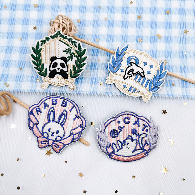 日系jk刺绣徽章定制 订做学院风制服配饰可爱服饰徽章装饰小物