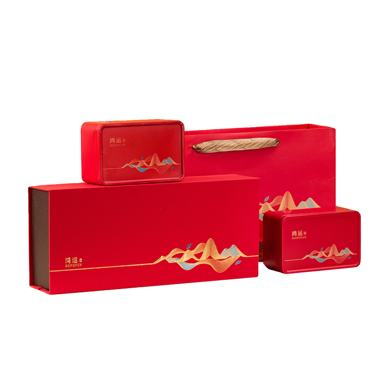 q5zr条盒茶叶包装盒红茶金骏眉正式小种半斤装通用摆泡空礼盒