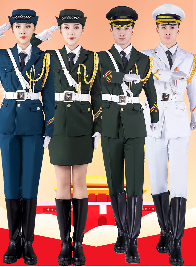 中学生仪仗队礼服国旗班升旗手服装国旗护卫队护旗手升旗仪式服装
