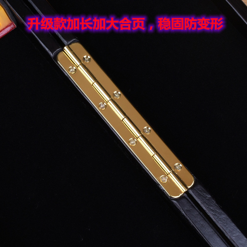 实木拉丝黑金桐木漂盒七彩变色龙钓鱼浮标盒加长大容量装漂盒