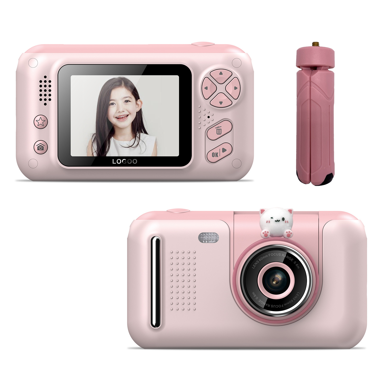 New Children's Camera Student Digital Camera Camera Hd Reversible Lens Small and Micro Slr
