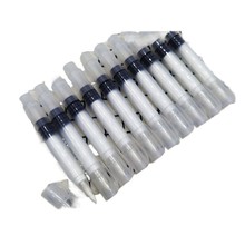 热卖多功能空笔管圆头大容量白板笔可加墨油漆笔分装空心透明笔杆
