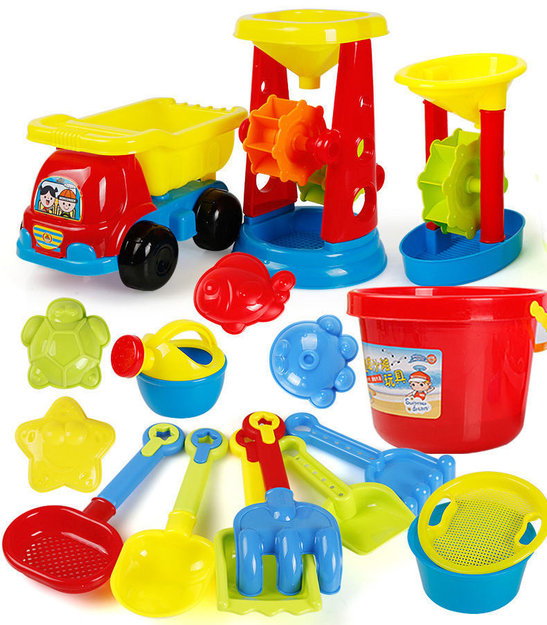 沙池儿童决明子玩具方形套装家用室内宝宝玩的沙子沙滩挖沙工具