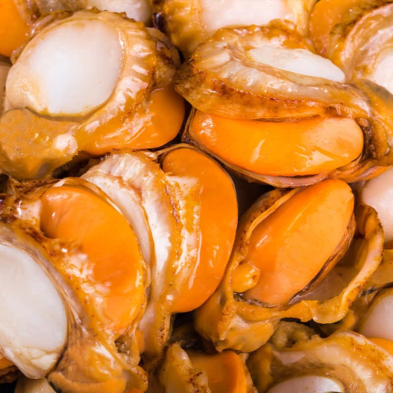 hn扇贝肉新鲜冷冻特大号带黄带膏蒜蓉粉丝扇贝海鲜水产商用特级红
