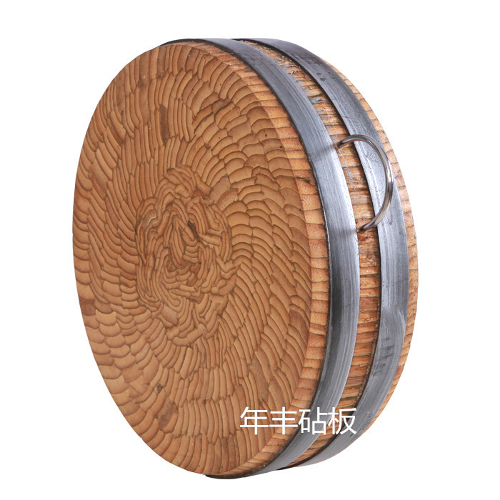 批发圆砧板竹菜板加厚商用圆形不开裂耐剁耐砍实心老楠竹砧板竹菜