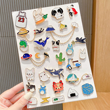 胸针2022年新款潮女款可爱日系动漫小徽章可爱男别针卡通扣针