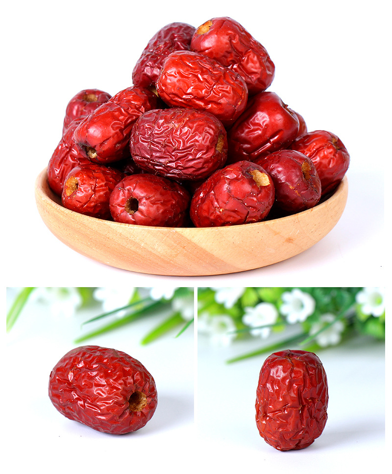 二级若羌灰枣新疆特产红枣免洗即食去核小灰枣肉厚休闲零售可代发