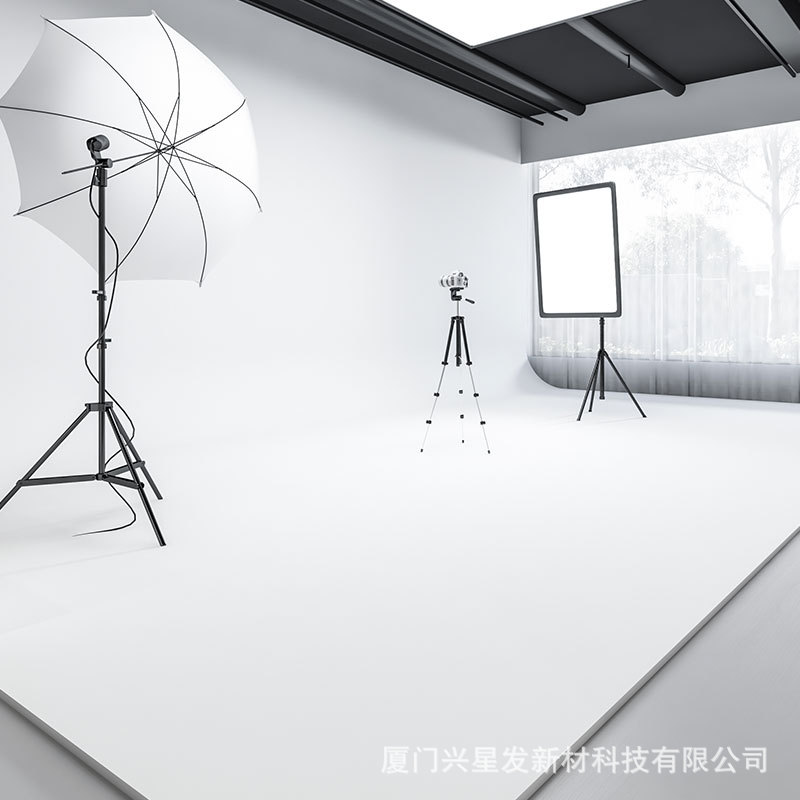 影棚漆无影墙制作纯白色哑光专用摄影棚地坪墙面漆艺术涂料