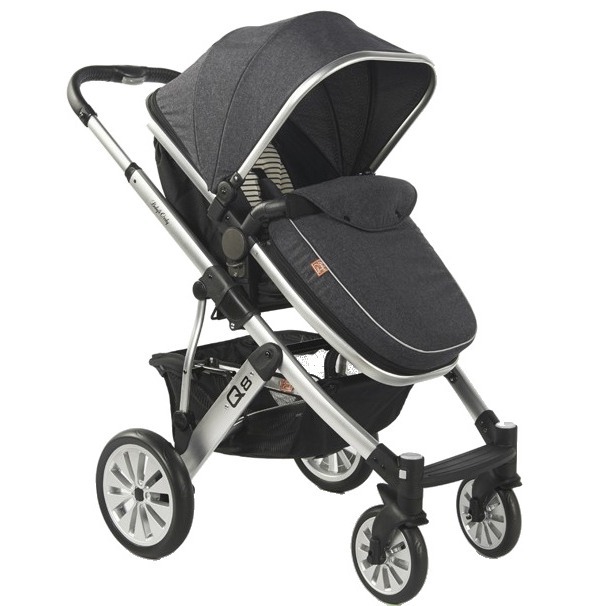 贝欧莱宝宝推车0-3岁婴儿车高景观推车超大座椅减震前后轮万向轮