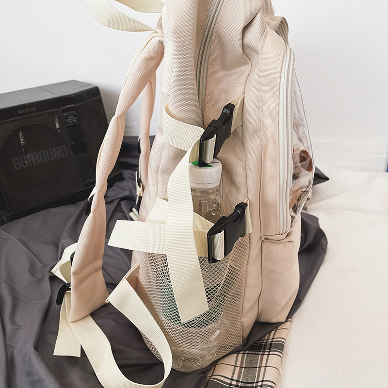 2021新款日系动漫周边可爱卡通创意diy软妹学生透明痛包双肩包女