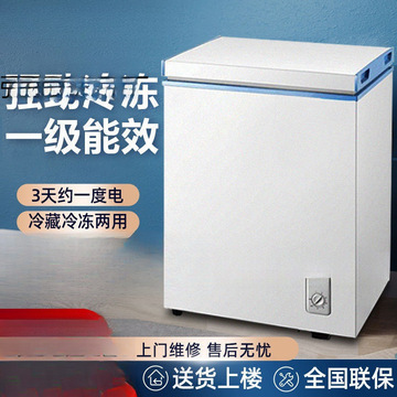 荣事达冰柜小型小冰柜家用冷冻冷藏两用大容量保鲜商用冷柜特价