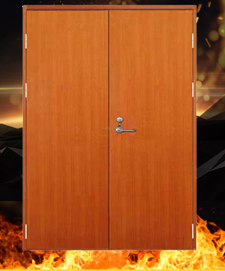 广州恒成钢木热转印隔热防火门医院消防通道门逃生门商场防火门