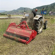 农用秸秆灭茬碎草机杂草清理打草机拖拉机后置棉花杆还田机