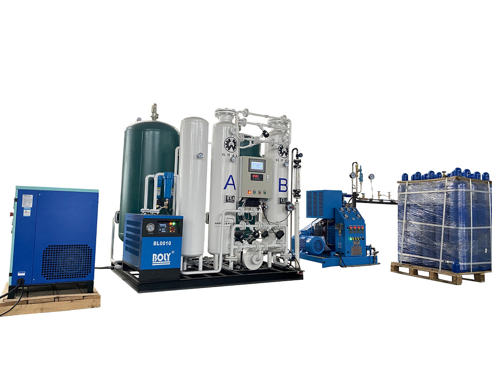 工业制氧机 灌装钢瓶制氧机 氧气钢瓶 富氧燃烧 制氧机厂家直销