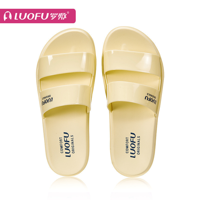 luofu loafer slippers women‘s summer wear thick bottom non-slip home bath indoor fashion ladies‘ sandals