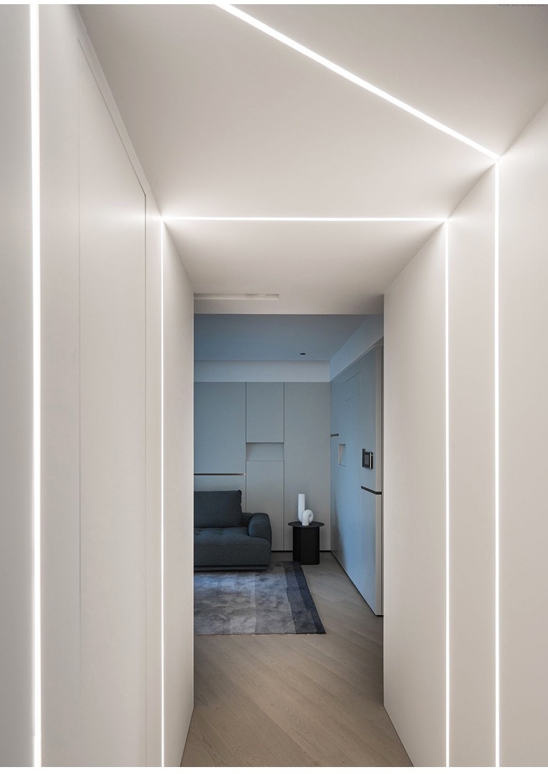 工厂直销led线条灯u型明装灯条灯带卡槽线性灯铝槽嵌入式铝型灯槽