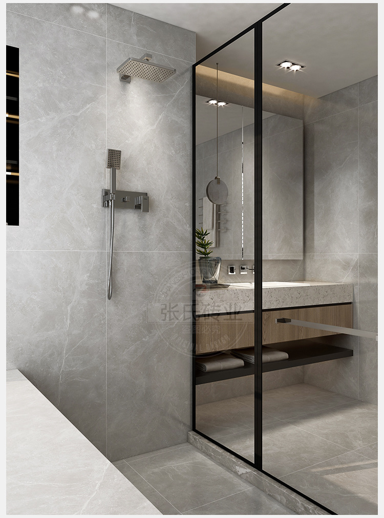 柔光通体600x1200厨房卫生间墙地砖北欧浴室防滑耐磨瓷砖佛山直发