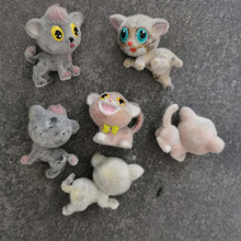 散货出口玩具植绒公仔过家家玩具模型萌物猫