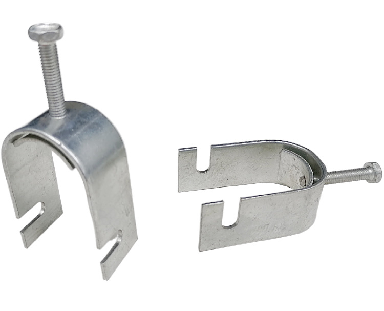 k07c型平口槽电缆卡 角钢电缆卡子 电缆钢管固定夹子 来图加工
