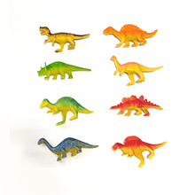 儿童侏罗纪小恐龙模型玩具套装实心霸王龙迅猛龙沙盘场景摆件套装