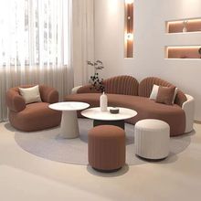 沙发客厅组合年轻人现代折叠沙发床圆形简约轻奢座椅异形美式简易