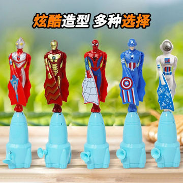 飞天拉线超人会飞奥特曼飞天竹蜻蜓蜘蛛侠美队钢铁侠迪迦户外玩具