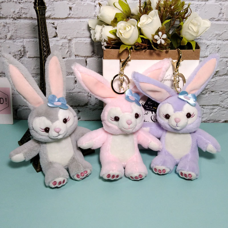 可爱星黛露兔子公仔包包挂饰书包小挂件背包玩偶节日男女礼物批发