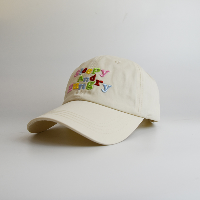 Korean Style Parent-Child Fashion All-Match Baseball Cap Sun-Proof Three-Dimensional Letter Embroidery Retro Spring and Summer New Cross-Border