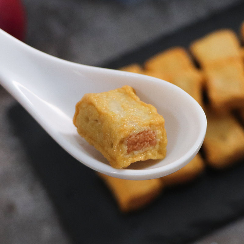 安井包心鱼豆腐夹心鱼豆腐火锅麻辣烫关东煮商用冷冻食材2.5kg/包