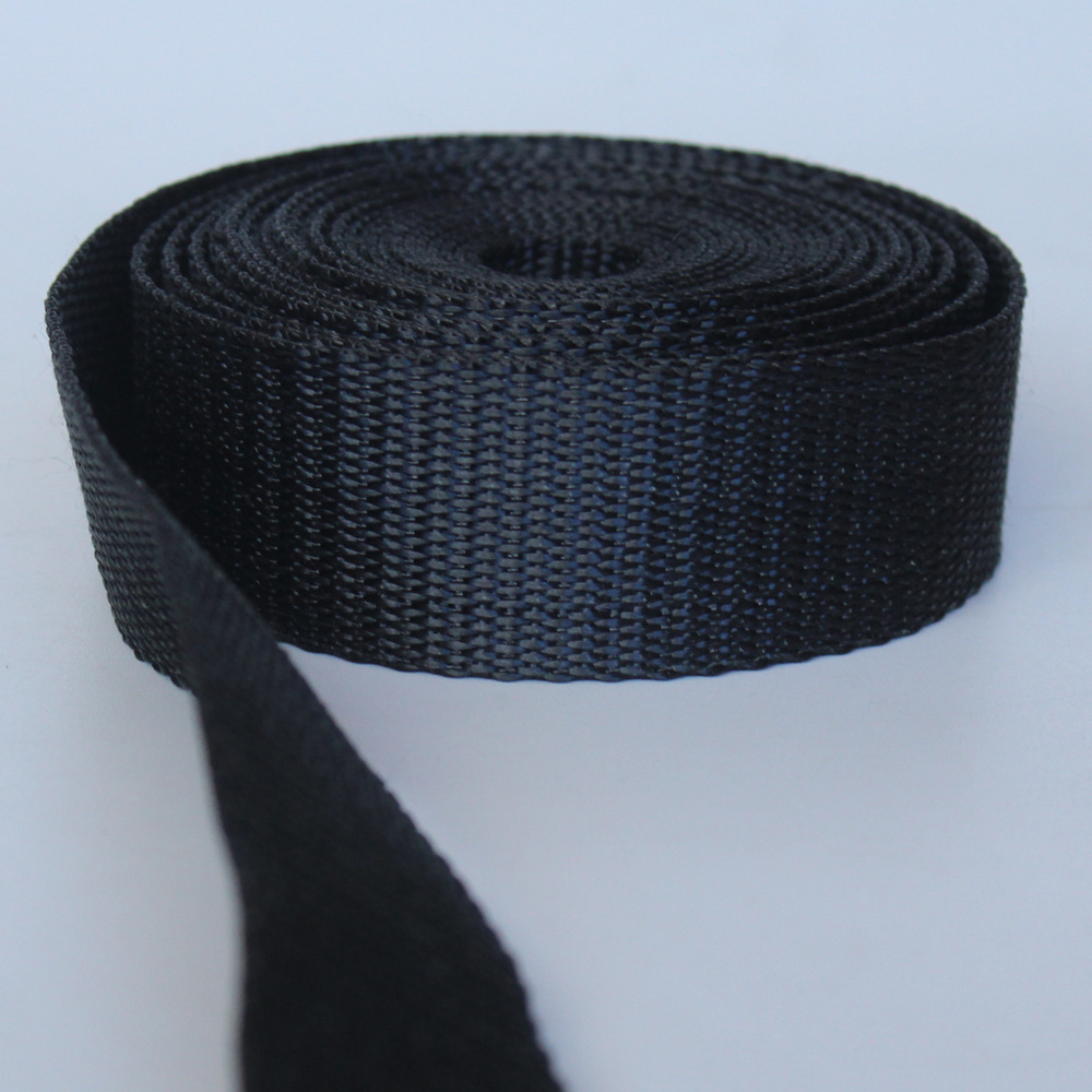 免费拿样凯夫拉编织带阻燃耐磨50mm*1mm凯芙拉黑色织带芳纶黑色带