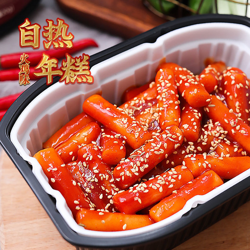 自热年糕 甜辣韩式炒年糕超辣火鸡面味韩国辣炒年糕条网红