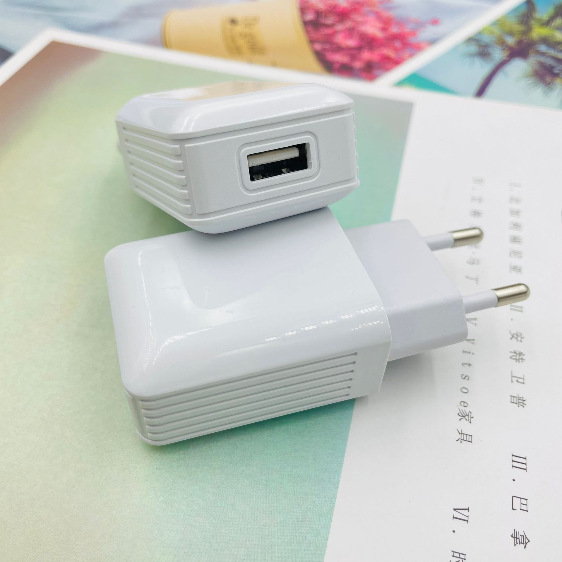 5v2a欧规旅行充电器 手机快充头 usb充电头 欧标电源适配器10w