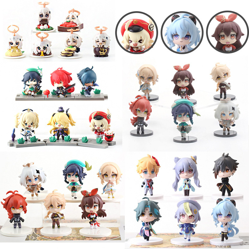 手办原神手办盲盒蒙德篇战场英姿主题系列摆件动漫手办可莉周边米