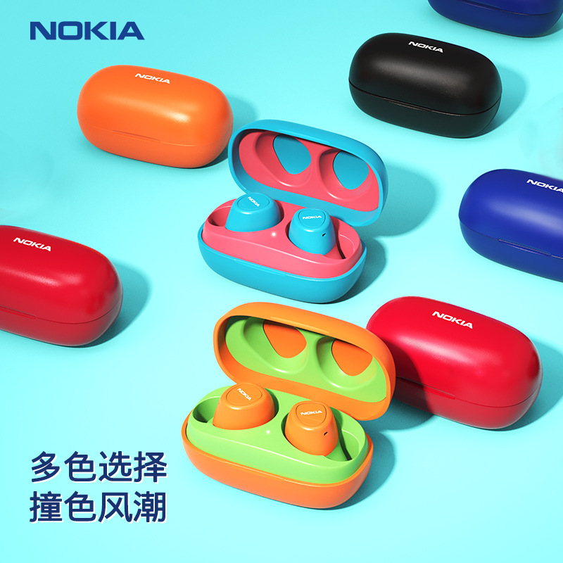 跨境e3100无线蓝牙立体声耳机撞色tws入耳式运动适用nokia/诺基亚
