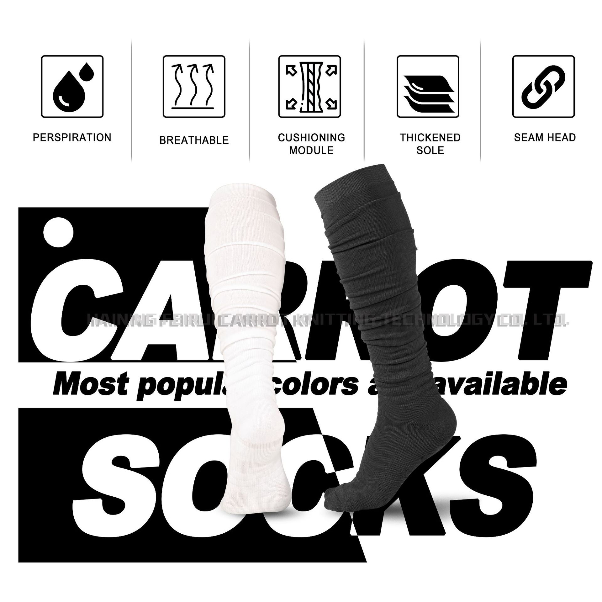 Soccer Socks Pleated Cs1221 Lengthened Baseball Softball Tennis Frisbee Running Cycling Spot Solid Color Compression Stockings