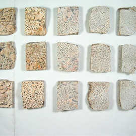 天然文象花岗岩教学标本 文象花岗岩彩石原料工艺品 钾长石 石英