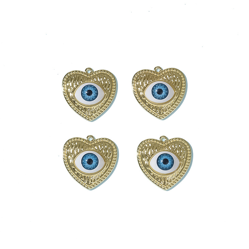 European and American Fashion Hot Selling Devil's Eye Pendant Personality Alloy Pendant DIY Ornament Factory Direct Sales