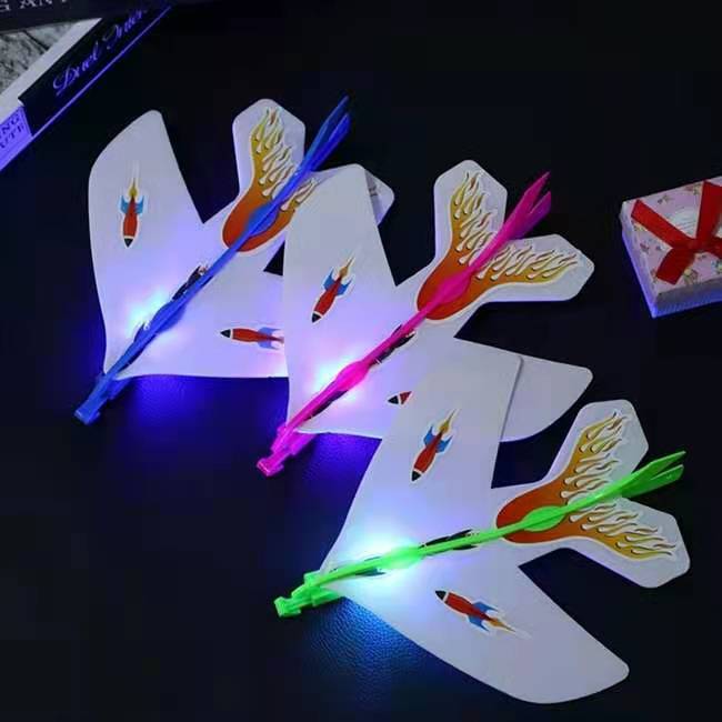 Large Light-Emitting Slingshot Aircraft Led Light-Emitting Catapult Swing Aircraft Stall Night Market Scenic Spot Children's Toys