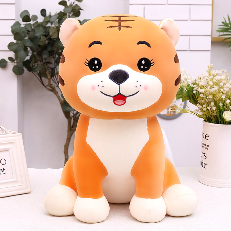 可爱老虎毛绒玩具抱枕女生睡觉床上超软娃娃公仔大号玩偶礼物批发
