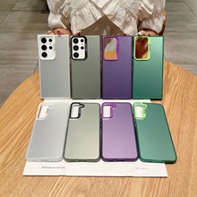 适用三星S24FE彩银手机壳S25Ultra简约S23+防摔S22镭射GalaxyS25